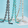 Imitation Gemstone Style Acrylic Handmade Cable Chains AJEW-CA0001-01-4