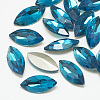 Pointed Back Glass Rhinestone Cabochons RGLA-T083-6x12mm-14-1