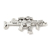 Tibetan Style Alloy Submachine Gun Pendants TIBEP-Q043-144-RS-1