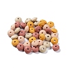 Rondelle Food Grade Eco-Friendly Silicone Focal Beads SIL-F003-07B-1