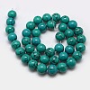 Synthetic Turquoise Beads Strands TURQ-L018-6mm-01-2