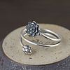 925 Sterling Silver Adjustable Rings PW-WG21292-01-4