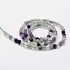 Natural Fluorite Bead Strands X-G-D840-56-4mm-AB-2