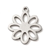 Non-Tarnish 304 Stainless Steel Pendants STAS-J040-13B-P-2