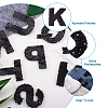Alphabet Rhinestone Patches FW-TAC0001-01E-3