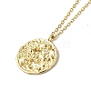 Brass Micro Pave Clear Cubic Zirconia Pendants Necklaces NJEW-K269-03A-G-1