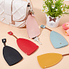 CRASPIRE 5Pcs 5 Colors Creative Pull Out Key Sleeve KEYC-CP0001-06-5