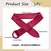 Faux Suede Waist Belt with Clasp for Shirt Dress Overcoat AJEW-WH20019-26B-2