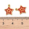 Ion Plating(IP) 304 Stainless Steel Enamel Charms STAS-M102-45G-3