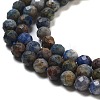 Natural Dumortierite Beads Strands G-G161-A04-03-4