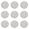 12Pcs Alloy Rhinestone Cabochons FIND-PH0026-39S-1