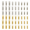 240Pcs 6 Style Brass Cord End KK-TA0001-28-2