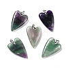 Natural Fluorite Pendants G-E570-01P-01-1