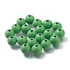 Painted Natural Wood Beads WOOD-A018-16mm-07-1