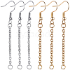 40Pcs 2 Styles 304 Stainless Steel Earring Hooks EJEW-SC0001-85-7