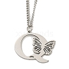 201 Stainless Steel Necklaces NJEW-Q336-01Q-P-1