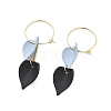 Alloy Hoop Earrings EJEW-K280-03-1