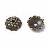 Tibetan Style Alloy Bead Caps MLF1650Y-NF-2