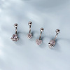 316L Surgical Stainless Steel Belly Rings WG4DEB8-09-3