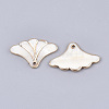 Electroplate Freshwater Shell Pendants X-SHEL-T012-04-2