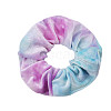 Tie Dye Cloth Elastic Hair Accessories OHAR-PW0003-210F-1