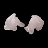 Natural Rose Quartz Carved Healing Dolphin Figurines G-B062-01E-3