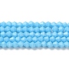 Opaque Solid Color Imitation Jade Glass Beads Strands LS-GLAA-F029-P4mm-12-1
