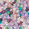 200Pcs 10 Colors Crackle Glass Beads Strands GLAA-TA0003-31D-4