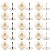 20Pcs ABS Plastic Pearl No Sewing Buttons BUTT-CY0001-22B-6