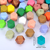 Hexagonal Silicone Beads SI-JX0020A-95-2