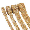 Glitter Resin Hotfix Rhinestone(Hot Melt Adhesive On The Back) OCOR-TA0001-11-12