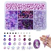 DIY Acrylic & Seed Beaded Stretch Bracelet Making Kit DIY-YW0008-80-1