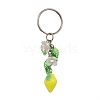 Fruits & Leaf Acrylic Pendant Keychain KEYC-JKC00680-03-1