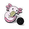 Axolotl with Ice Cream Alloy Enamel Brooches JEWB-C029-08A-EB-3