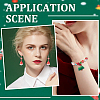 Christmas Theme 300Pcs Handmade Polymer Clay Beads CLAY-SP0001-01B-5