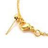 Brass Cable Chains Bracelets for Women BJEW-G735-09G-2