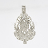 Brass Locket Pendants KK-Q748-072P-1