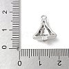 Brass Micro Pave Cubic Zirconia Pendants KK-P290-47B-P-3