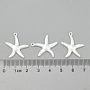 Starfish/Sea Stars Brass Pendants KK-L134-11S-3