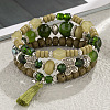 Boho Style Wood Beaded Stretch Bracelet Sets for Women WGE3C3B-40-1