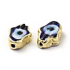 Handmade Evil Eye Lampwork Beads LAMP-F026-03B-2