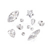 Craftdady 7 Style Cubic Zirconia Cabochons ZIRC-CD0001-07-3