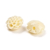 Synthetic Coral 3D Flower Rose Beads CORA-L046-A01-2