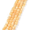 Natural Topaz Jade Beads Strands G-C038-02P-1