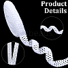10M Elastic Polyester Ribbon Baby Headbands OHAR-GF0001-53B-03-6