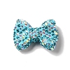 Polymer Clay Rhinestone Beads RGLA-D050-03D-1