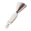 Handmade Macrame Cotton Cord Hanging Ornaments HJEW-JM02661-5