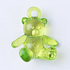 Transparent Acrylic Pendants X-TACR-S132-22-2