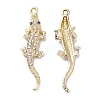 Rack Plating Alloy Rhinestone Pendants RB-L036-VF864-2-1