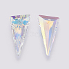 K9 Glass Rhinestone Pendants X-GLAA-K034-J01-2
